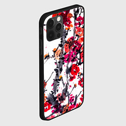 Чехол для iPhone 12 Pro Живописная ветка сакуры, цвет: 3D-черный — фото 2