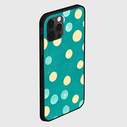 Чехол для iPhone 12 Pro Нарисованные кружочки радости, цвет: 3D-черный — фото 2