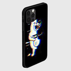 Чехол для iPhone 12 Pro Danganronpa monokuma glitch, цвет: 3D-черный — фото 2