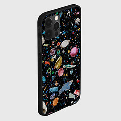 Чехол для iPhone 12 Pro Космический мусор, цвет: 3D-черный — фото 2