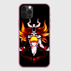 Чехол для iPhone 12 Pro Ичиго пробуждение - Блич, цвет: 3D-малиновый