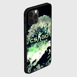 Чехол для iPhone 12 Pro CS GO green, цвет: 3D-черный — фото 2