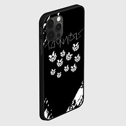 Чехол для iPhone 12 Pro Pyrokinesis - рэп, цвет: 3D-черный — фото 2