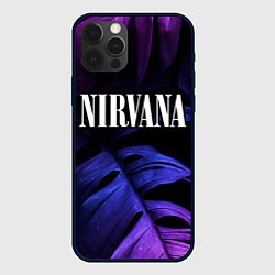 Чехол iPhone 12 Pro Nirvana neon monstera