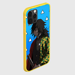 Чехол для iPhone 12 Pro Гию Томиока - Клинок, цвет: 3D-желтый — фото 2