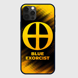 Чехол для iPhone 12 Pro Blue Exorcist - gold gradient, цвет: 3D-черный