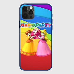 Чехол для iPhone 12 Pro Mario Party - Nintendo, цвет: 3D-тёмно-синий
