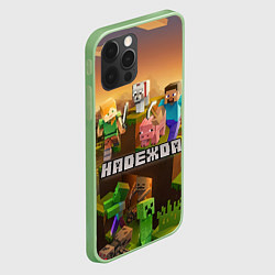 Чехол для iPhone 12 Pro Надежда Minecraft, цвет: 3D-салатовый — фото 2