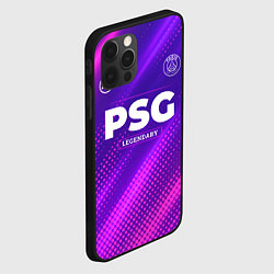 Чехол для iPhone 12 Pro PSG legendary sport grunge, цвет: 3D-черный — фото 2