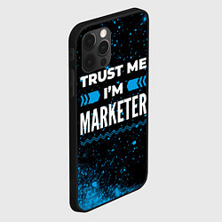 Чехол для iPhone 12 Pro Trust me Im marketer dark, цвет: 3D-черный — фото 2