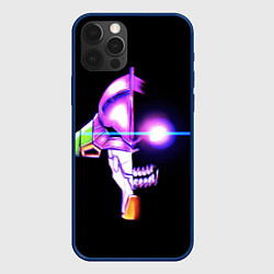 Чехол для iPhone 12 Pro Evangelion neon, цвет: 3D-тёмно-синий