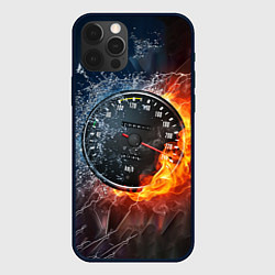 Чехол для iPhone 12 Pro Need for Speed - спидометр, цвет: 3D-черный