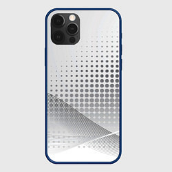 Чехол для iPhone 12 Pro Стальной градиент, цвет: 3D-тёмно-синий