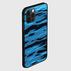 Чехол для iPhone 12 Pro Волны Камуфляж, цвет: 3D-черный — фото 2