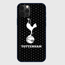 Чехол для iPhone 12 Pro Tottenham sport на темном фоне, цвет: 3D-черный