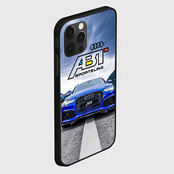 Чехол для iPhone 12 Pro Audi ABT - sportsline на трассе, цвет: 3D-черный — фото 2