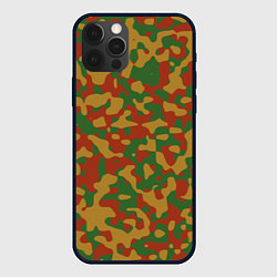 Чехол для iPhone 12 Pro Камуфляж WW2 German, цвет: 3D-черный