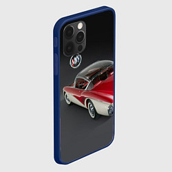 Чехол для iPhone 12 Pro Buick Centurion - USA - Retro, цвет: 3D-тёмно-синий — фото 2
