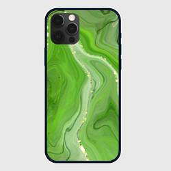 Чехол для iPhone 12 Pro Изумруд, цвет: 3D-черный