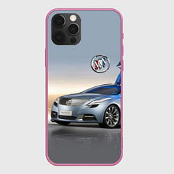 Чехол для iPhone 12 Pro Buick Riviera - Concept - Nature, цвет: 3D-малиновый