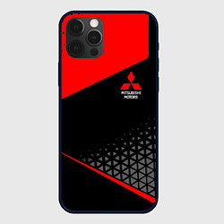 Чехол для iPhone 12 Pro Mitsubishi - Sportwear, цвет: 3D-черный