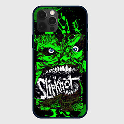 Чехол для iPhone 12 Pro Slipknot - green monster по, цвет: 3D-черный