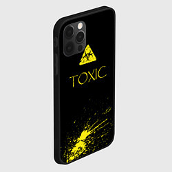 Чехол для iPhone 12 Pro TOXIC - Биологическая опасность, цвет: 3D-черный — фото 2