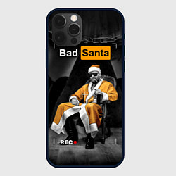 Чехол для iPhone 12 Pro Bad Santa REC, цвет: 3D-черный