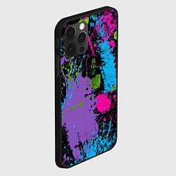 Чехол для iPhone 12 Pro Для граффити - абстрактные брызги, цвет: 3D-черный — фото 2