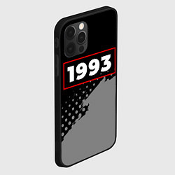 Чехол для iPhone 12 Pro 1993 - в красной рамке на темном, цвет: 3D-черный — фото 2