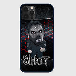 Чехол для iPhone 12 Pro Slipknot dark black, цвет: 3D-черный