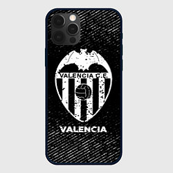 Чехол для iPhone 12 Pro Valencia с потертостями на темном фоне, цвет: 3D-черный