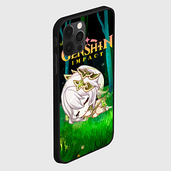 Чехол для iPhone 12 Pro Нахида прилегла в лесу, цвет: 3D-черный — фото 2