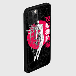 Чехол для iPhone 12 Pro Киберпанк - девушка киборг, цвет: 3D-черный — фото 2