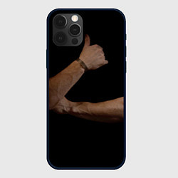 Чехол для iPhone 12 Pro Руки в темноте, цвет: 3D-черный