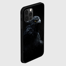 Чехол для iPhone 12 Pro Тёмный орёл, цвет: 3D-черный — фото 2