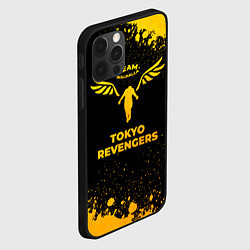 Чехол для iPhone 12 Pro Tokyo Revengers - gold gradient, цвет: 3D-черный — фото 2