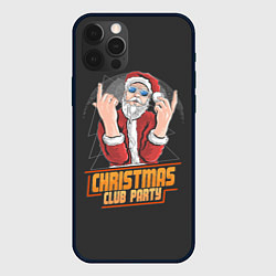 Чехол для iPhone 12 Pro Рождественская вечеринка, цвет: 3D-черный