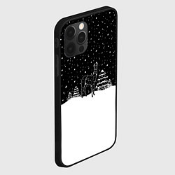 Чехол для iPhone 12 Pro Ночь перед рождеством, цвет: 3D-черный — фото 2