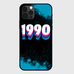 Чехол для iPhone 12 Pro Made in 1990: vintage art, цвет: 3D-черный