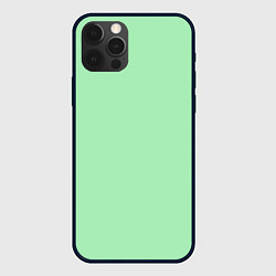 Чехол для iPhone 12 Pro Мятный радуга, цвет: 3D-черный