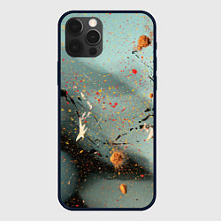 Чехол для iPhone 12 Pro Светлый туман и разные краски, цвет: 3D-черный