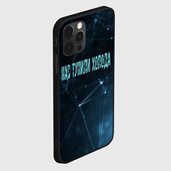 Чехол для iPhone 12 Pro Нас тупили холода, цвет: 3D-черный — фото 2