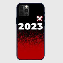 Чехол iPhone 12 Pro Кролик НГ злой: символ сверху