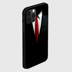 Чехол для iPhone 12 Pro Hitman, цвет: 3D-черный — фото 2