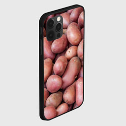 Чехол для iPhone 12 Pro Картофельные клубни, цвет: 3D-черный — фото 2