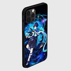 Чехол для iPhone 12 Pro Странник - Скарамучча, цвет: 3D-черный — фото 2