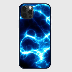 Чехол для iPhone 12 Pro Молния грозовая - электрические разряды, цвет: 3D-черный