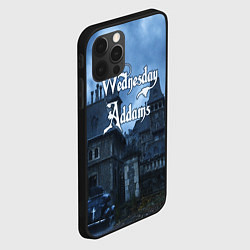 Чехол для iPhone 12 Pro Уэнсдэй Аддамс - замок, цвет: 3D-черный — фото 2
