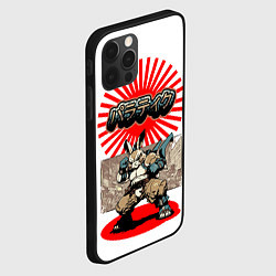 Чехол для iPhone 12 Pro Кролик уличный боец, цвет: 3D-черный — фото 2